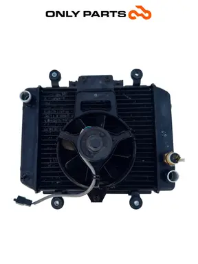 Radiatore acqua + ventola Kawasaki Er-5 500cc 2002 usato — foto reale 7
