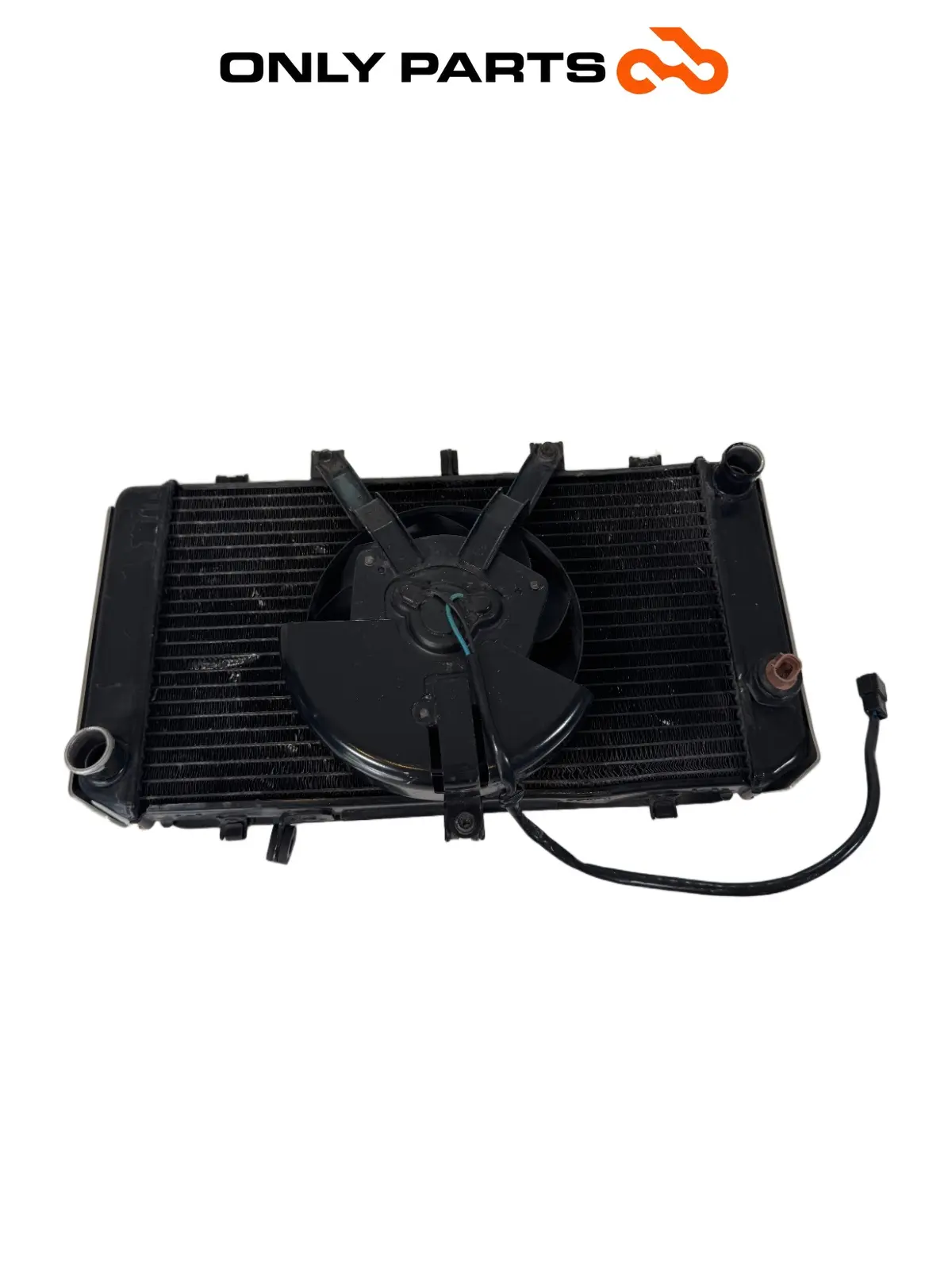 Radiatore acqua + ventola Kawasaki Z 750cc 2004 Nera usato — foto reale 8