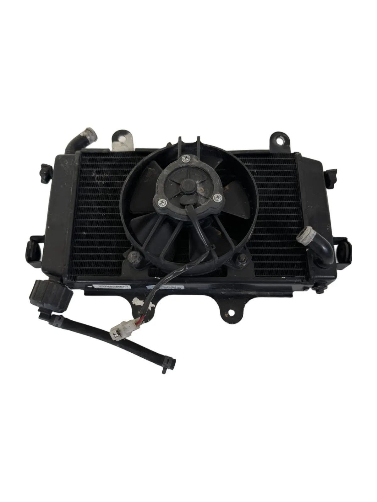 Radiatore acqua + ventola KTM Duke 200cc 2012 Arancione usato — foto reale 3