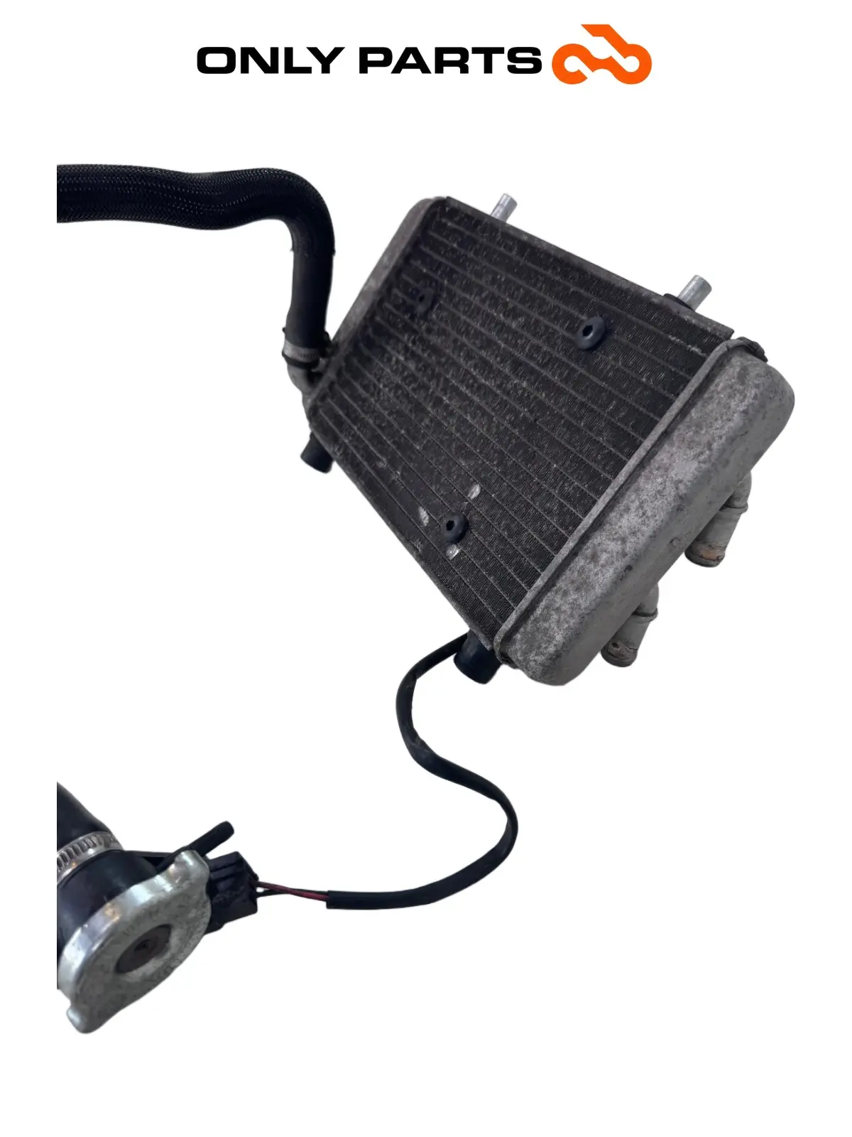 Radiatore acqua + ventola Yamaha X-max 125cc 2014 Grigio opaco usato — foto reale 4