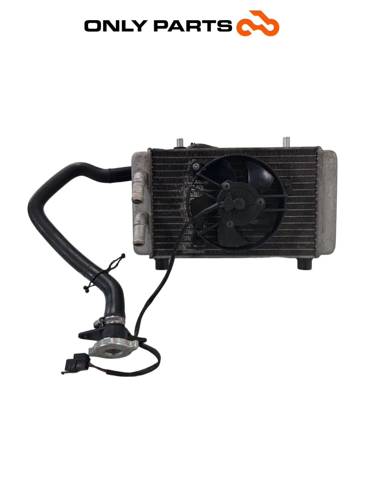 Radiatore acqua + ventola Yamaha X-max 125cc 2014 Grigio opaco usato — foto reale 6