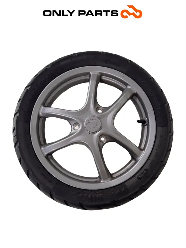 CERCHIO ANTERIORE RUOTA LEGA NERO 14" QUADRO 350S ANNO 2013 ORIGINALE / SCOOTER — 2