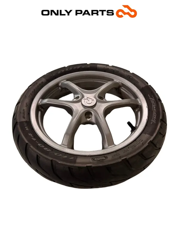CERCHIO ANTERIORE RUOTA LEGA NERO 14" QUADRO 350S ANNO 2013 ORIGINALE / SCOOTER — 3