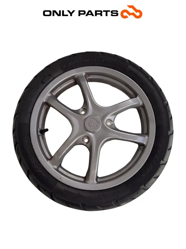 CERCHIO ANTERIORE RUOTA LEGA NERO 14" QUADRO 350S ANNO 2013 ORIGINALE / SCOOTER — 5
