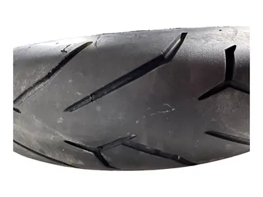 Ruota posteriore completa KTM Duke 200cc 2012 Arancione usato — foto reale 16
