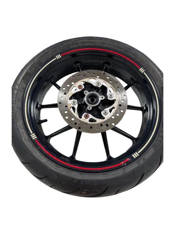 Ruota Posteriore Completa / Cerchio + Disco + Gomma KTM Duke 200cc Anno 2012 — 4