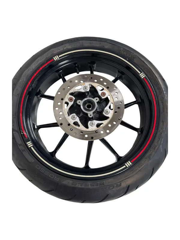 Ruota Posteriore Completa / Cerchio + Disco + Gomma KTM Duke 200cc Anno 2012 — 5