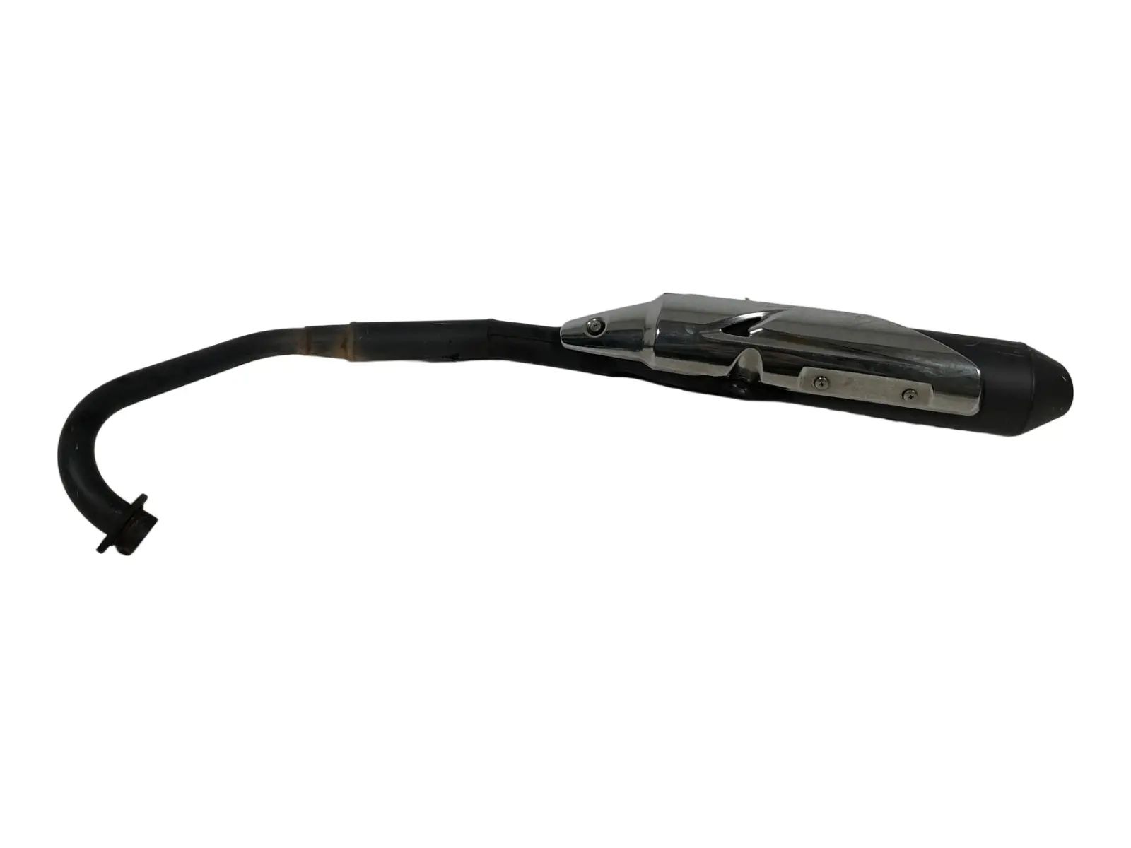 Scarico completo Honda CBF 125cc 2009 Nero usato — foto reale 3