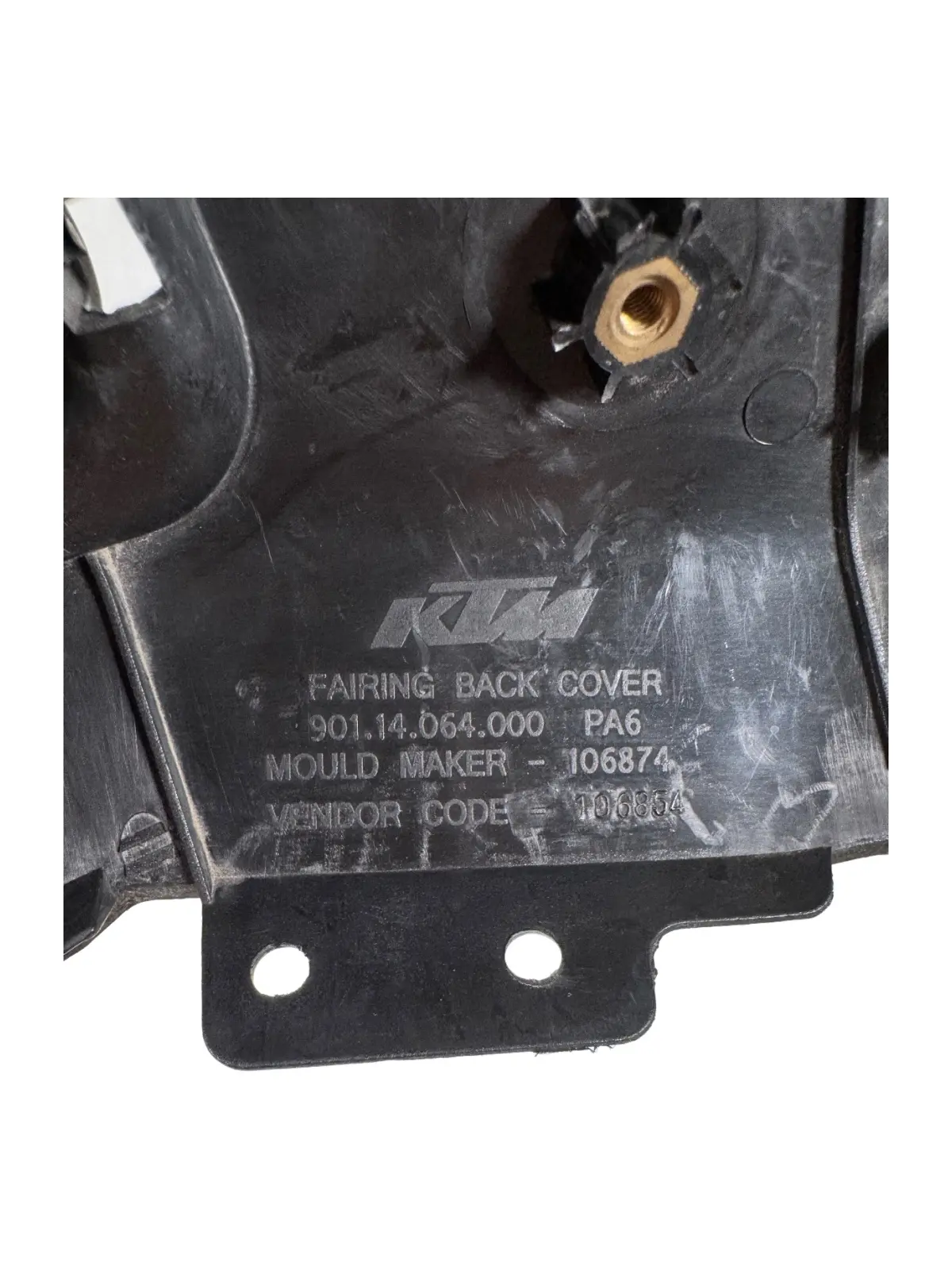 Scocca faro anteriore KTM Duke 200cc 2012 Arancione usato — foto reale 10