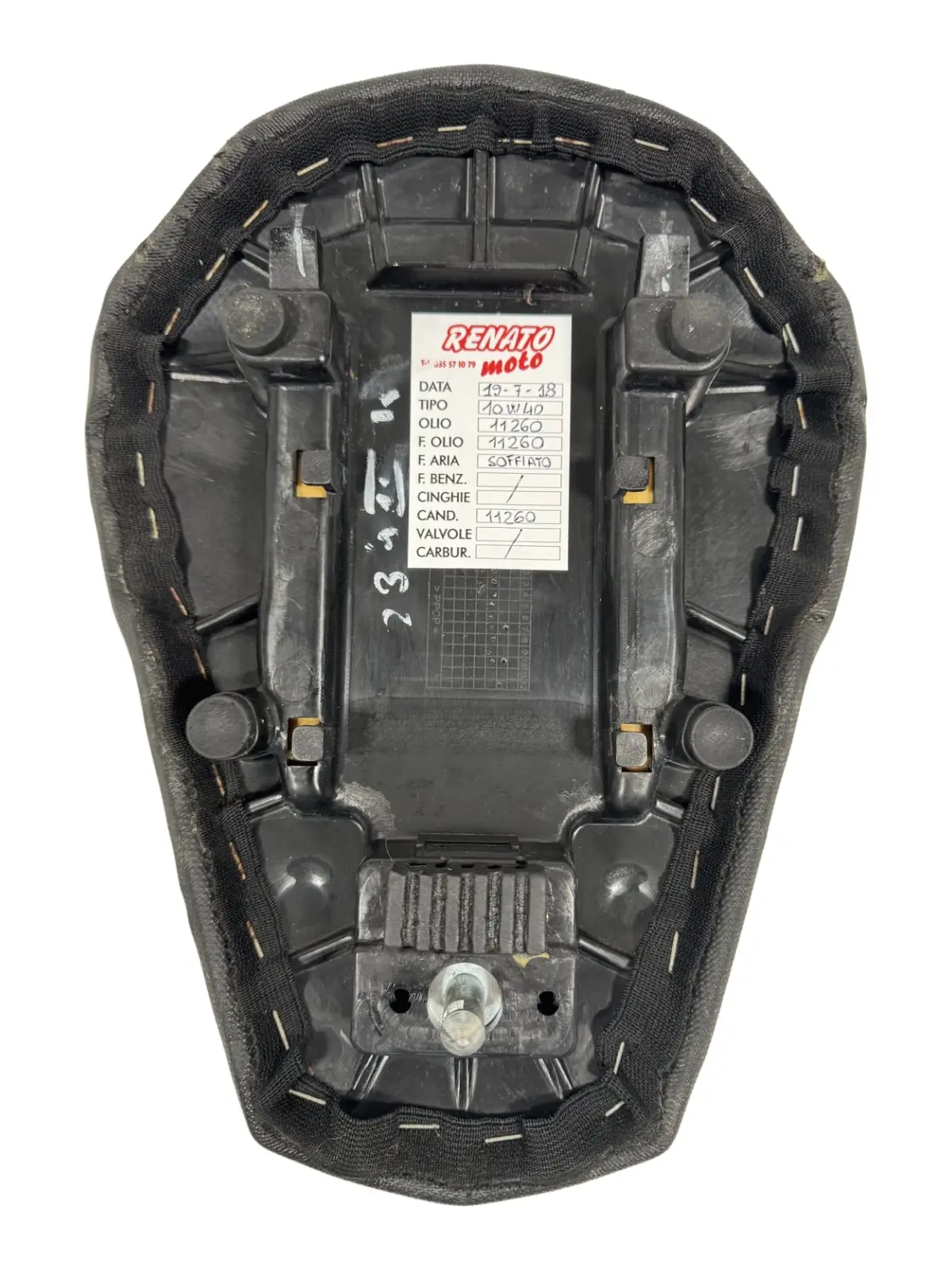 Sella passeggero KTM Duke 200cc 2012 Arancione usato — foto reale 4
