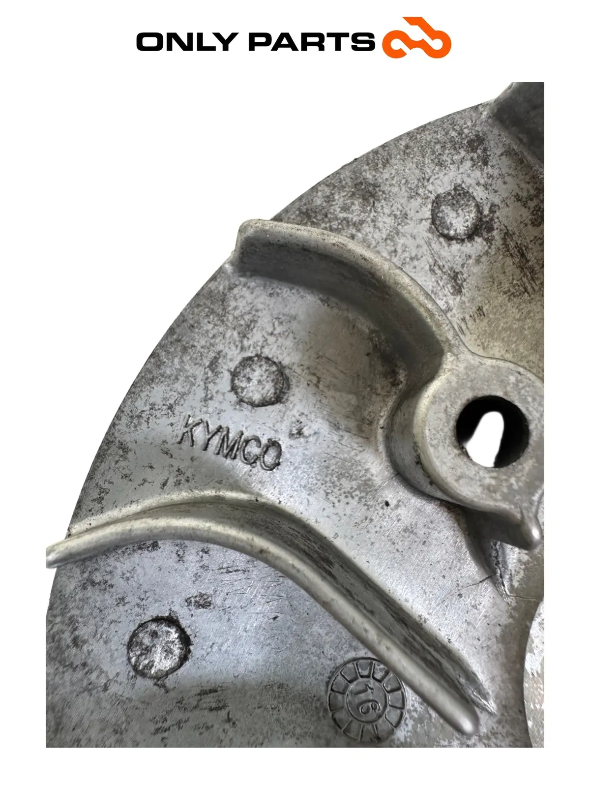 Semipuleggia fissa del variatore con ventola e mozzo scanalato Kymco People GTi 300cc 2014 Bianco usato — foto reale 6