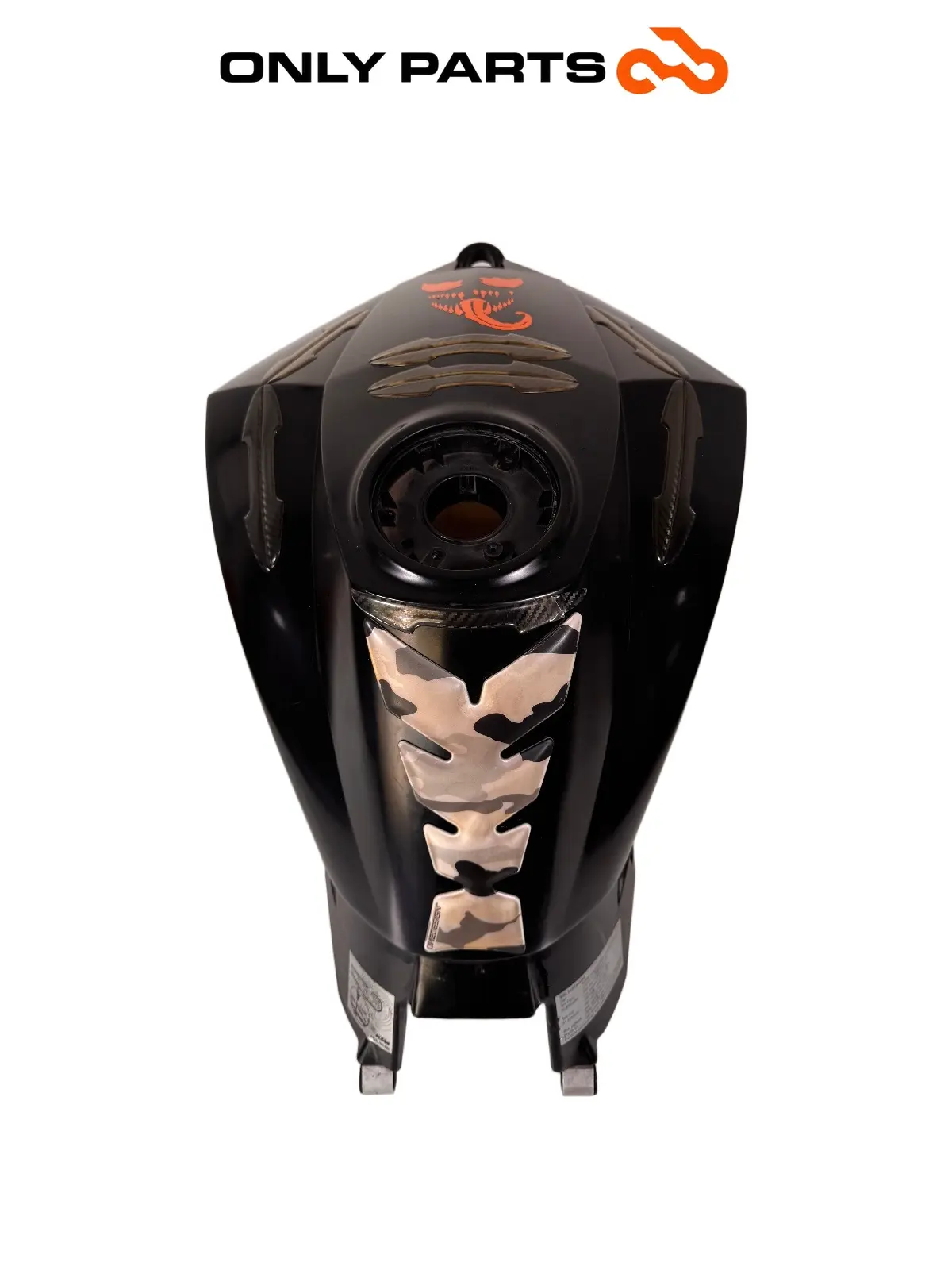 Serbatoio benzina KTM Super Duke 990cc 2006 Nero/Arancione usato — foto reale 12