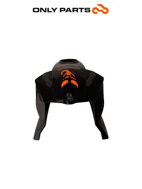 Serbatoio benzina KTM Super Duke 990cc 2006 Nero/Arancione usato — foto reale 3