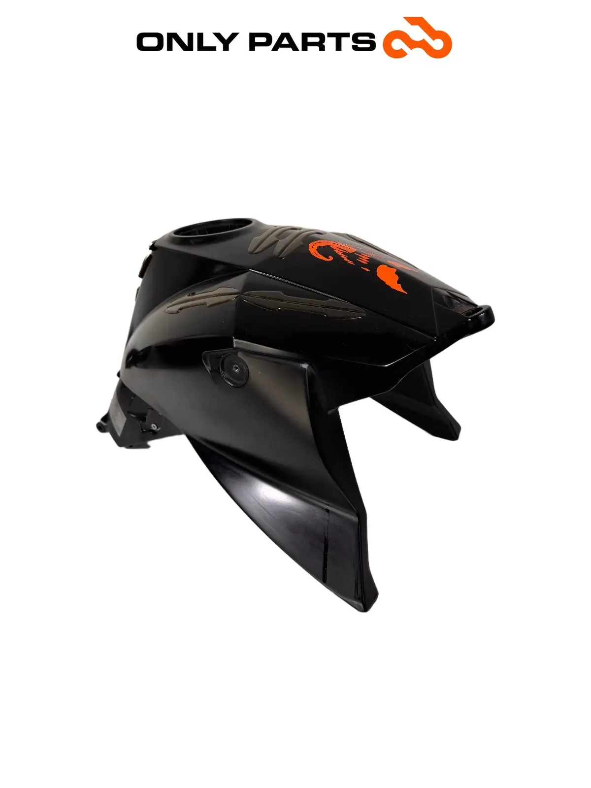 Serbatoio benzina KTM Super Duke 990cc 2006 Nero/Arancione usato — foto reale 4