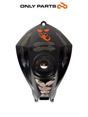 Serbatoio benzina KTM Super Duke 990cc 2006 Nero/Arancione usato — foto reale 7