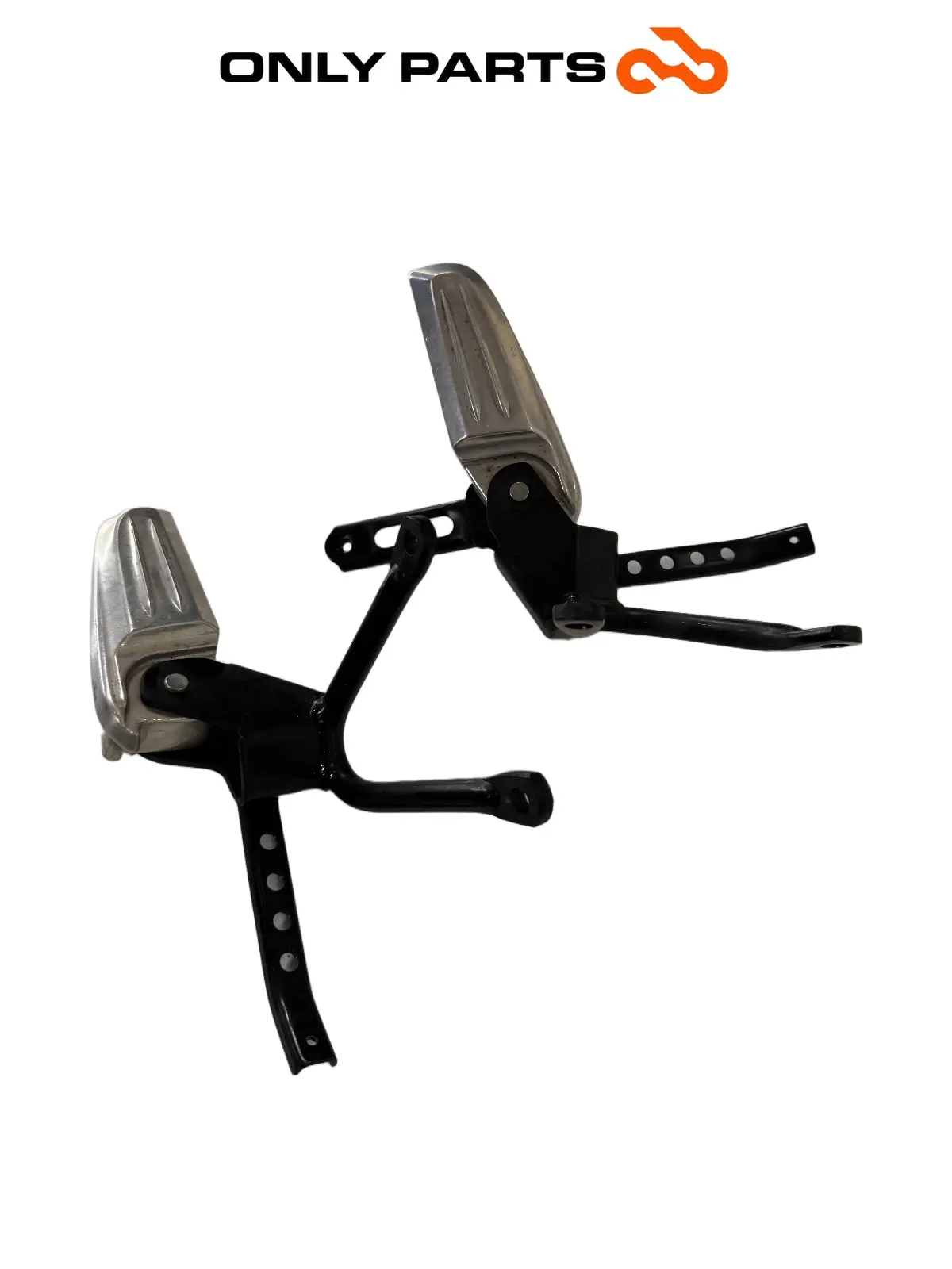 Set pedane posteriori Honda PCX 125cc 2011 Grigio usato — foto reale 3