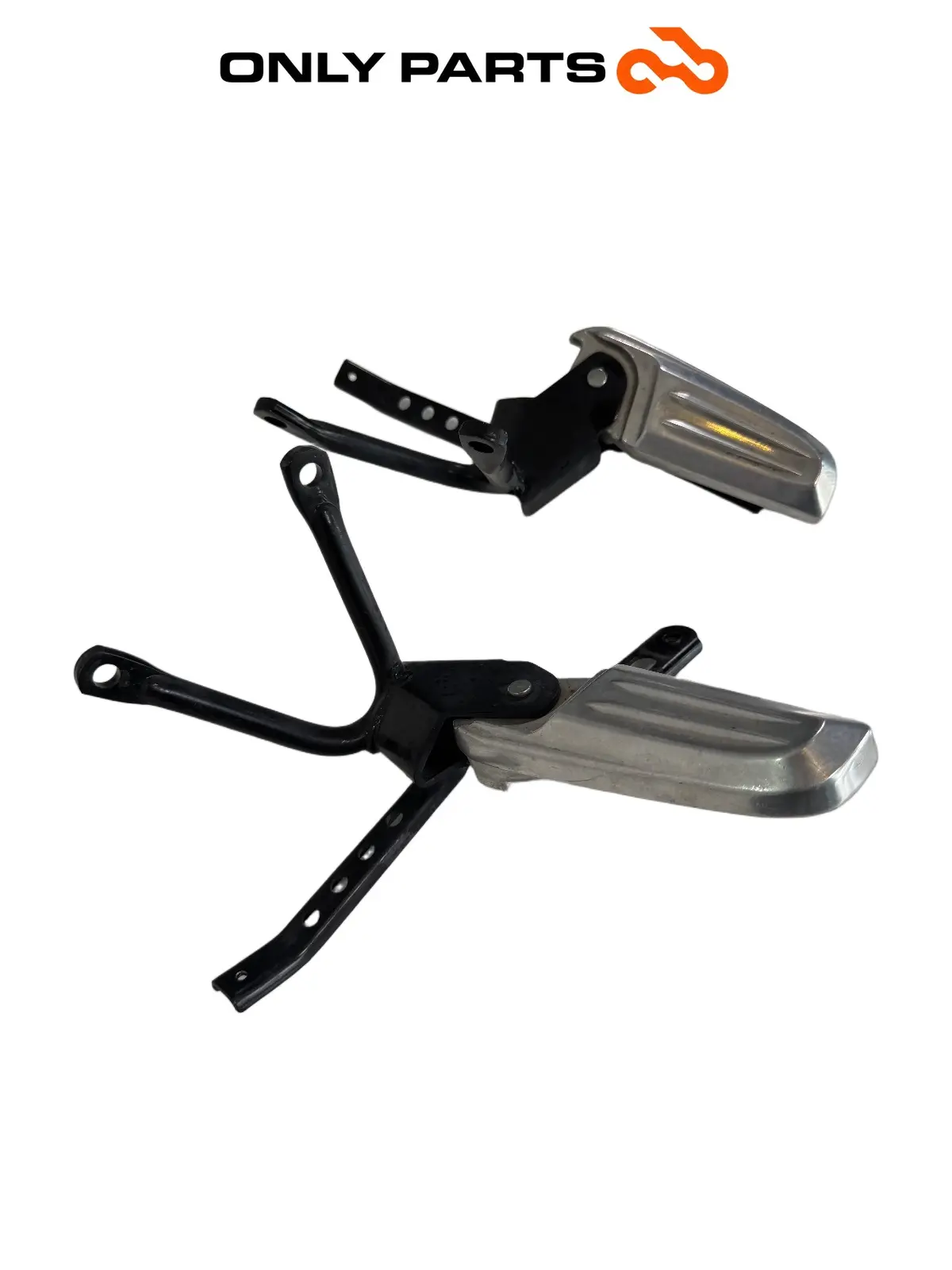 Set pedane posteriori Honda PCX 125cc 2011 Grigio usato — foto reale 5