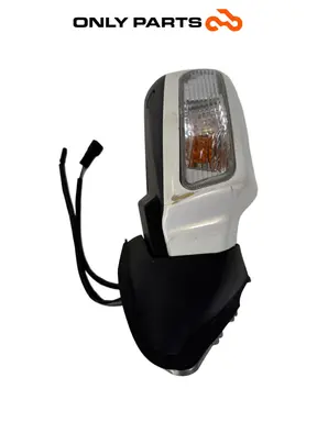 Specchietto retrovisore DX Suzuki Burgman 650cc 2010 Bianco usato — foto reale 6