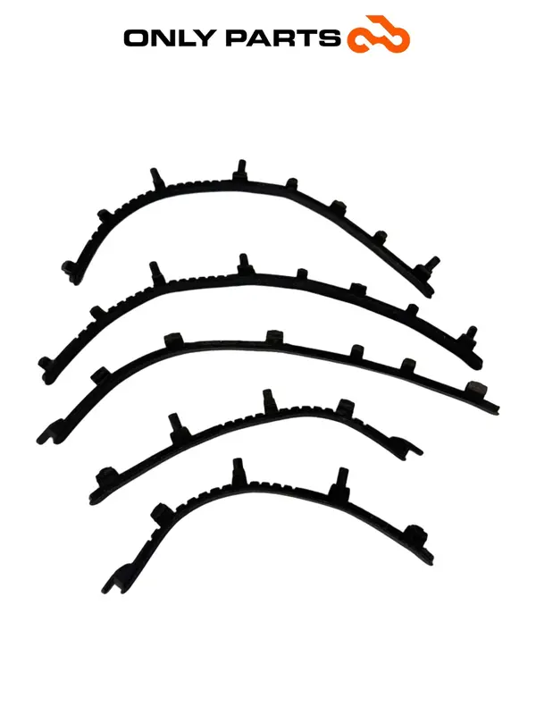 SET LISTELLI STRISCE PEDANA POGGIAPIEDI PIAGGIO VESPA LX 125 2011 5 FLOOR STRIPS — 2