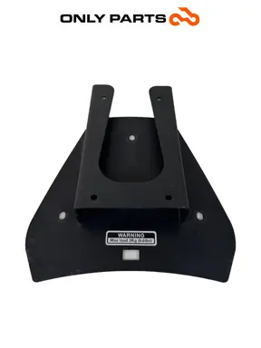 Supporto piastra bauletto Piaggio Beverly Police 300cc 2018 Nero usato — foto reale 1