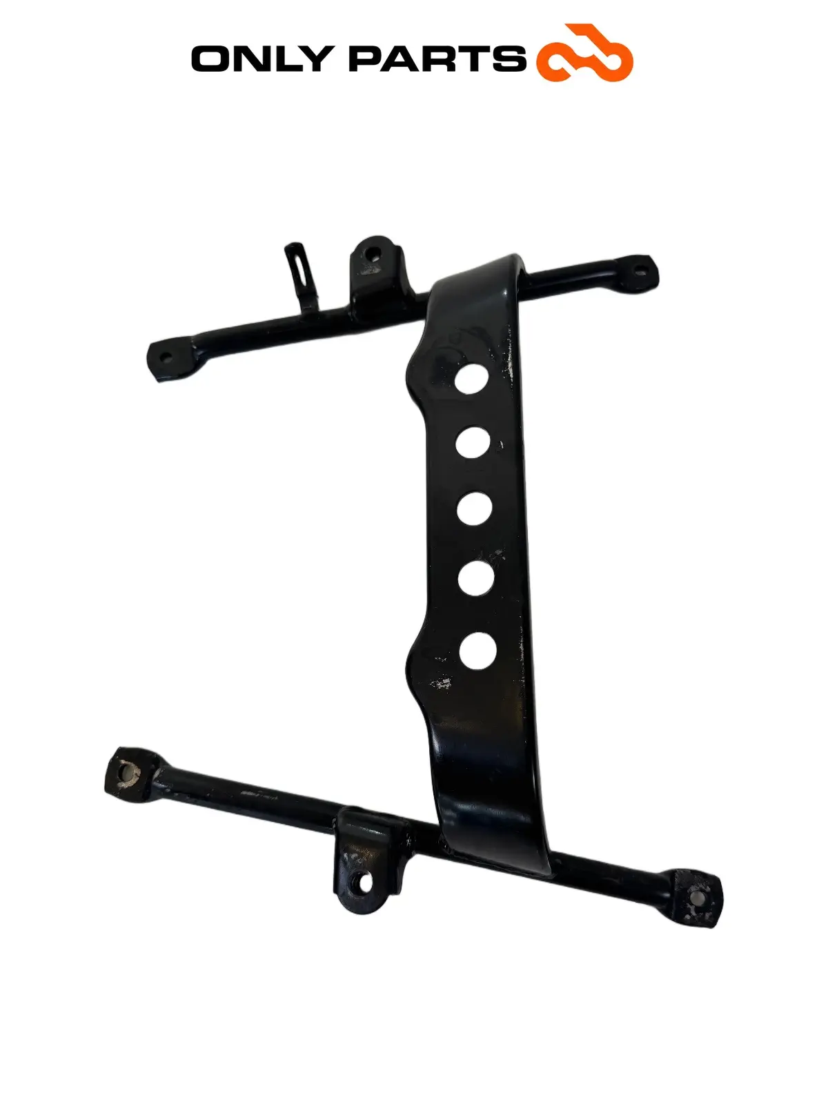 Telaietto supporto posteriore in acciaio Kymco People GTi 300 2014 (rear subframe bracket) Kymco People GTi 300cc 2014 Bianco usato — foto reale 2