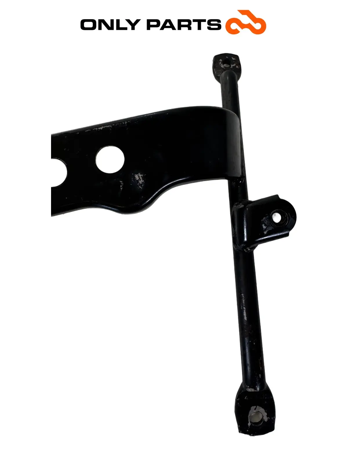 Telaietto supporto posteriore in acciaio Kymco People GTi 300 2014 (rear subframe bracket) Kymco People GTi 300cc 2014 Bianco usato — foto reale 7