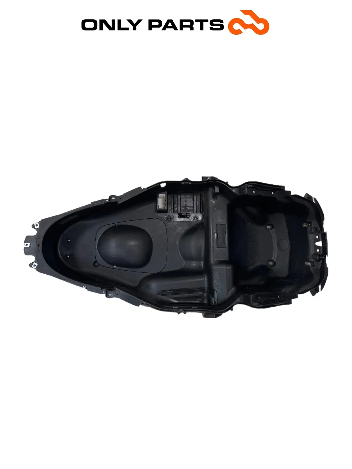 Vano sottosella / vasca portacasco Piaggio MP3 250cc 2009 Grigio usato — foto reale 9